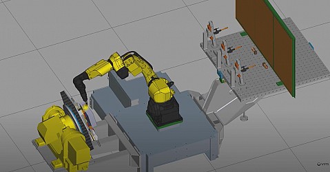 Simulacija varjenja v programu Roboguide