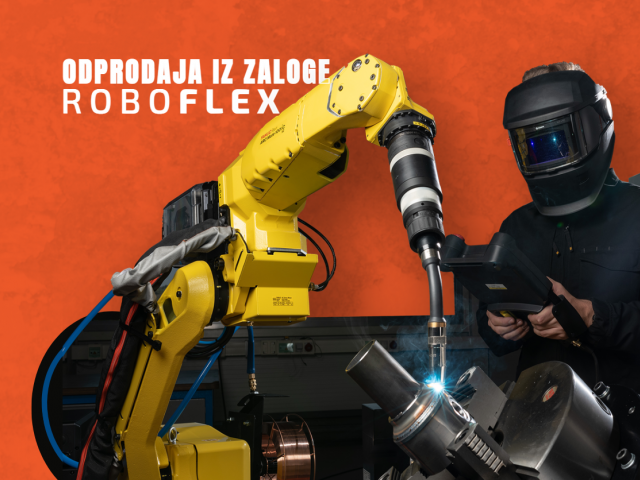 Odprodaja iz zaloge: Modularna varilna robotska celica - RoboFlex.