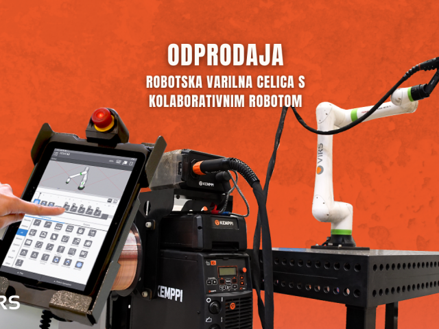 Odprodaja iz zaloge: Kolaborativna robotska celica CoboFlex